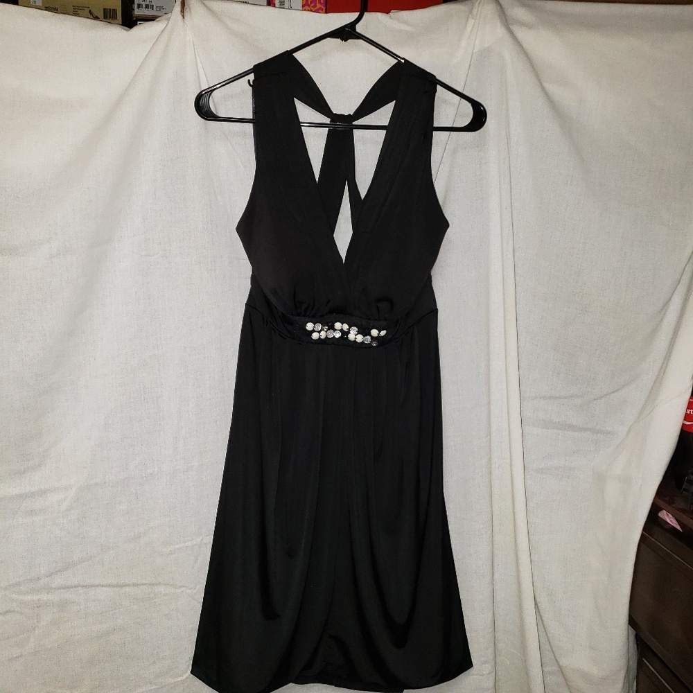 Roulette cross back dress